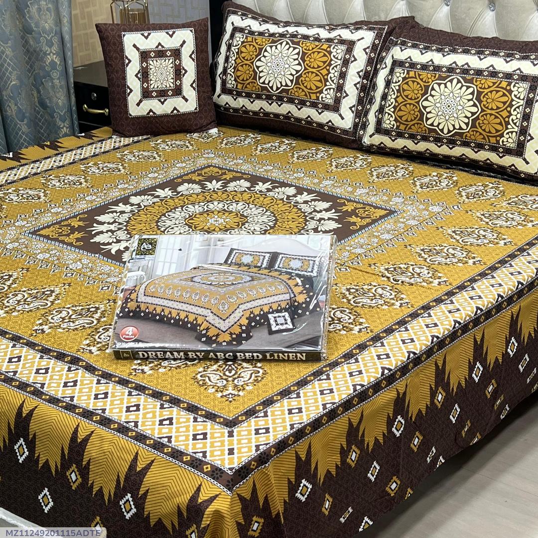 Crystal Cotton Printed Double Bed