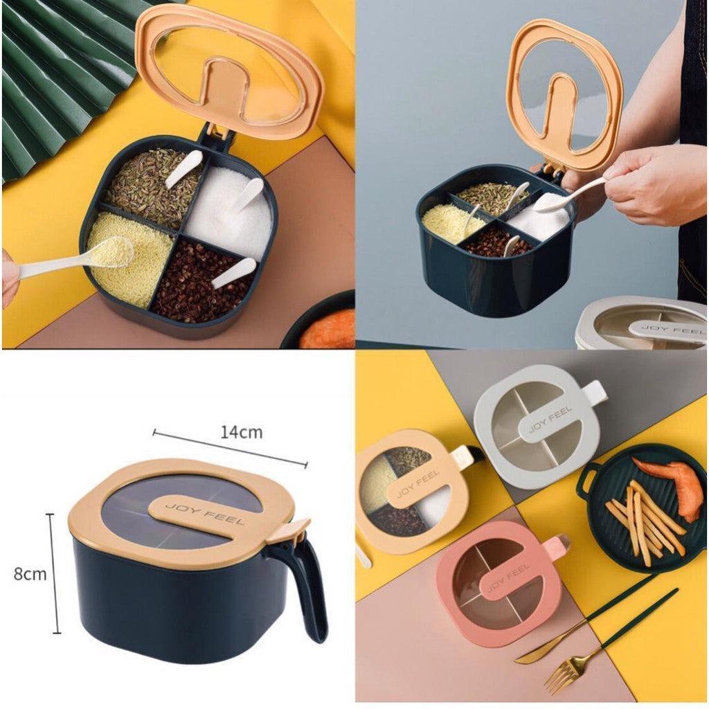 Spice box set with spoons
