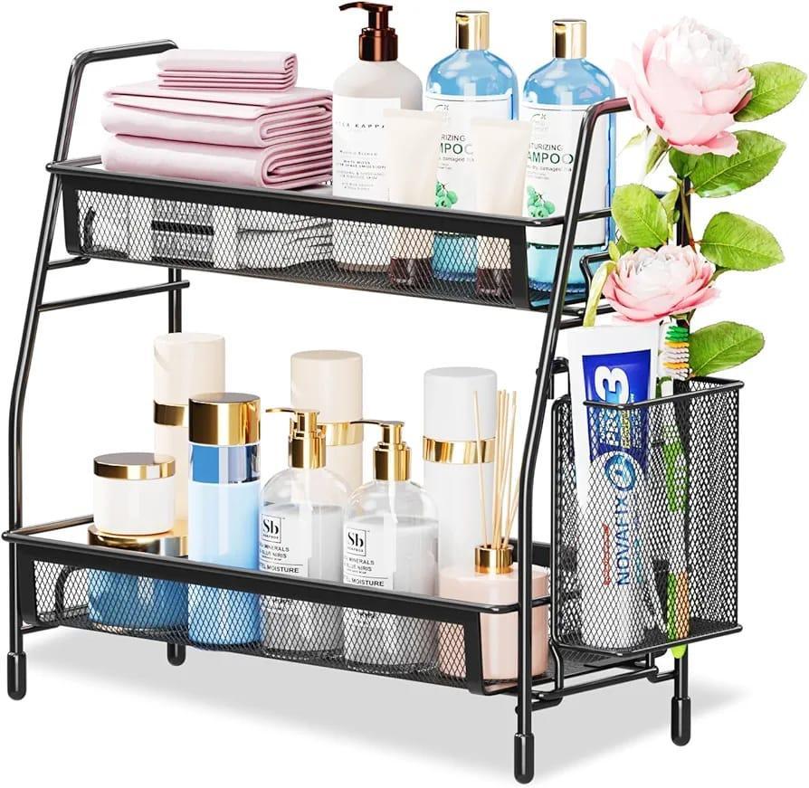 Durable Black Stainless Steel Organizer