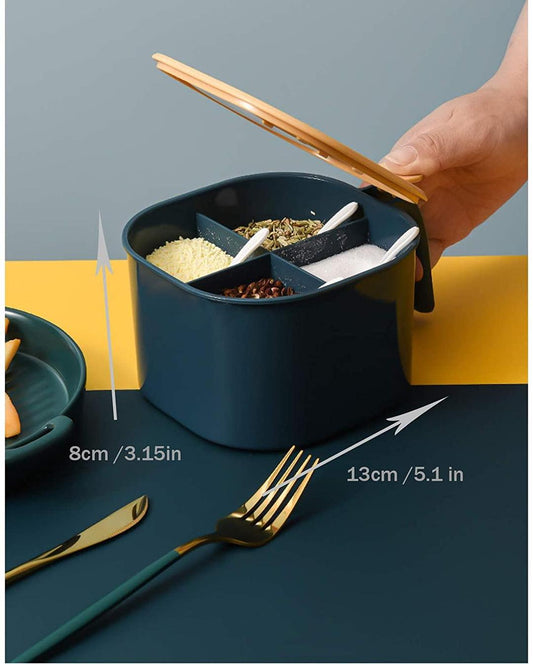 Spice box set  with spoons