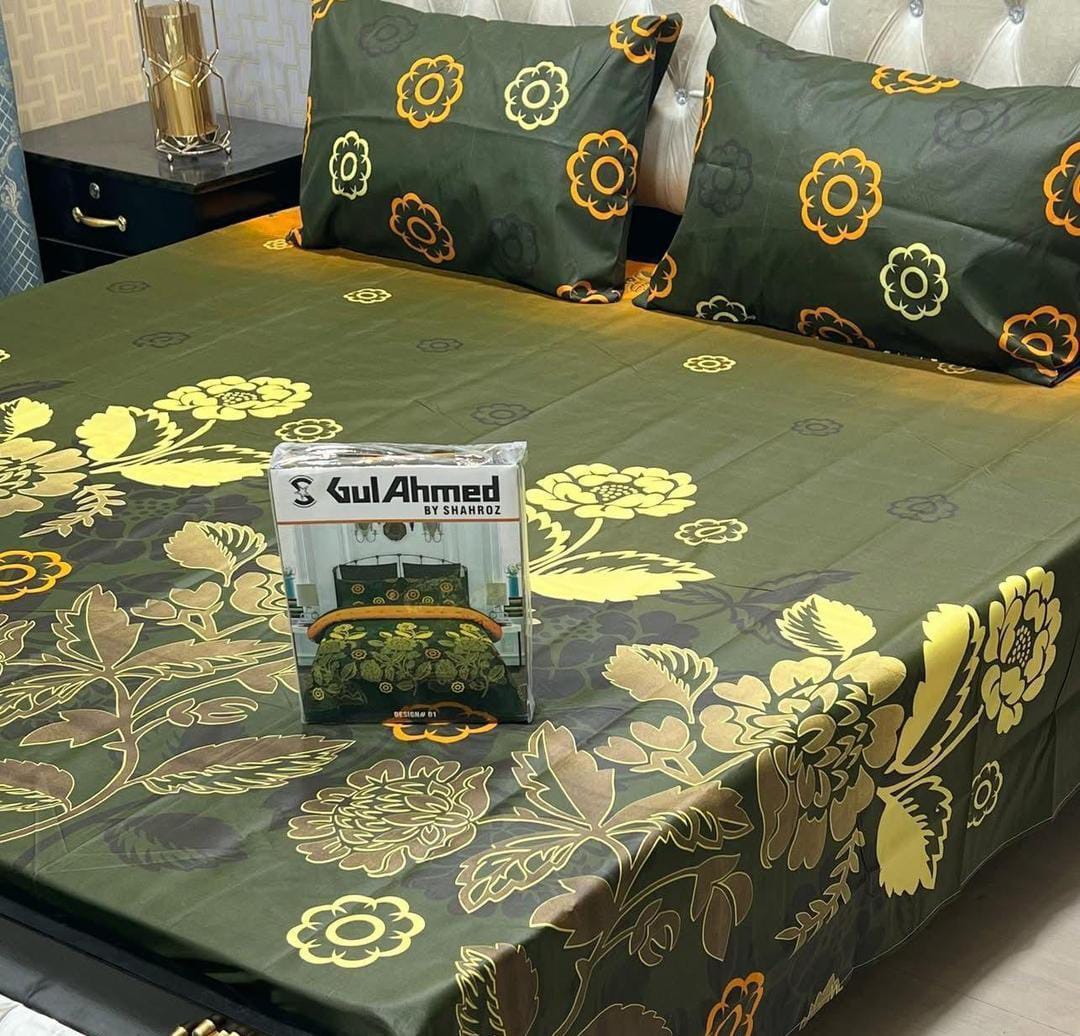 cotton printed bedsheet